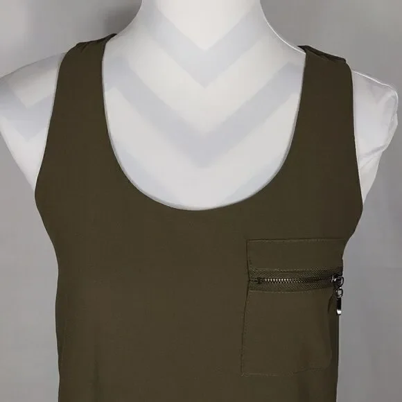 My Michelle Zippered Woman's Tank Top - Picture 2 of 7